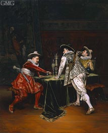 The Final Throw, 1896 von Lesrel | Gemälde-Reproduktion