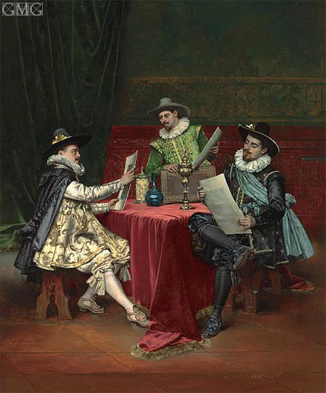 The Collectors, 1896 | Lesrel | Gemälde Reproduktion