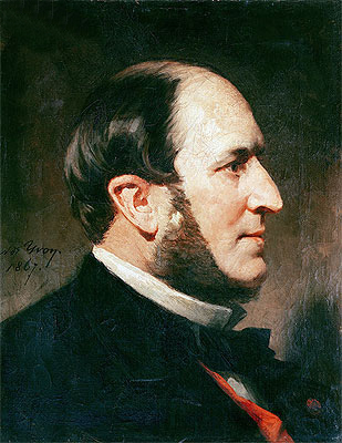 Baron Georges Eugene Haussmann, 1867 | Adolphe Yvon | Gemälde Reproduktion
