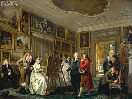 The Art Gallery of Jan Gildemeester, c.1794/95 | Adriaen de Lelie | Gemälde Reproduktion