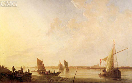 Dordrecht: Sunrise, c.1650 by Aelbert Cuyp | Painting Reproduction
