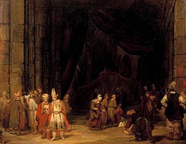 The Forecourt of the Temple, 1679 by Aert de Gelder | Painting Reproduction