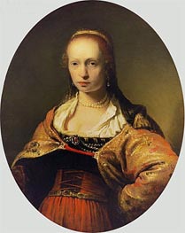 Portrait of a Young Woman, undated von Aert de Gelder | Gemälde-Reproduktion