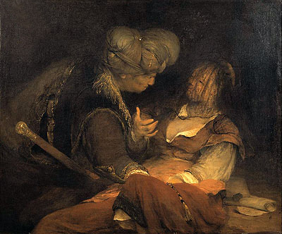 Judah and Tamar, c.1700 | Aert de Gelder | Gemälde Reproduktion