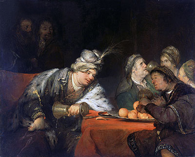 The Banquet of Ahasuerus, 1680s | Aert de Gelder | Painting Reproduction