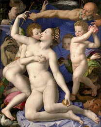 An Allegory with Venus and Cupid | Bronzino | Painting Reproduction