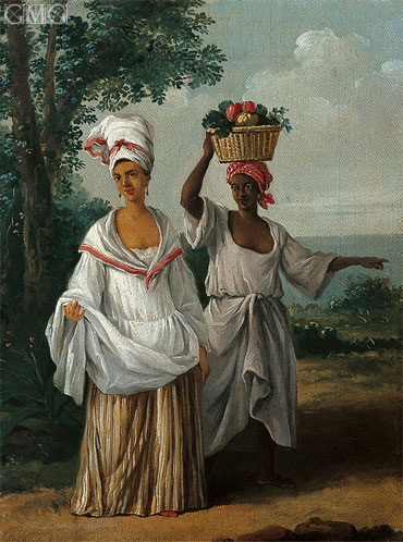 Two Caribbean Women Returning from the Market, c.1770/80 | Agostino Brunias | Painting Reproduction