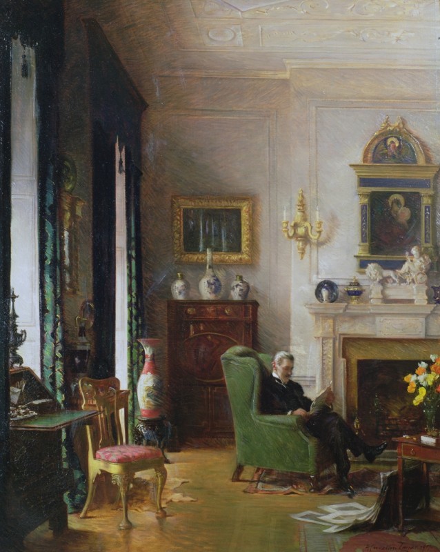 Das graue Wohnzimmer, 1917 | Albert Chevallier Tayler