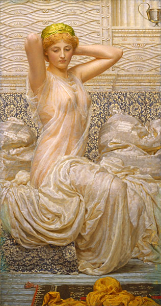 Silver, n.d. by Albert Joseph Moore | Painting Reproduction