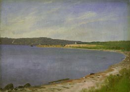 Bucht von San Francisco, c.1871/73 von Bierstadt | Gemälde-Reproduktion