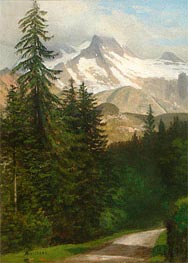 Scene near Estes Park | Bierstadt | Painting Reproduction