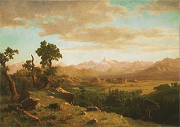 Wind River Country, 1860 by Bierstadt | Painting Reproduction