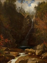 Glen Ellis Falls, 1869 by Bierstadt | Painting Reproduction