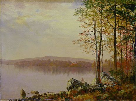 Landschaft, 1899 | Bierstadt | Gemälde Reproduktion