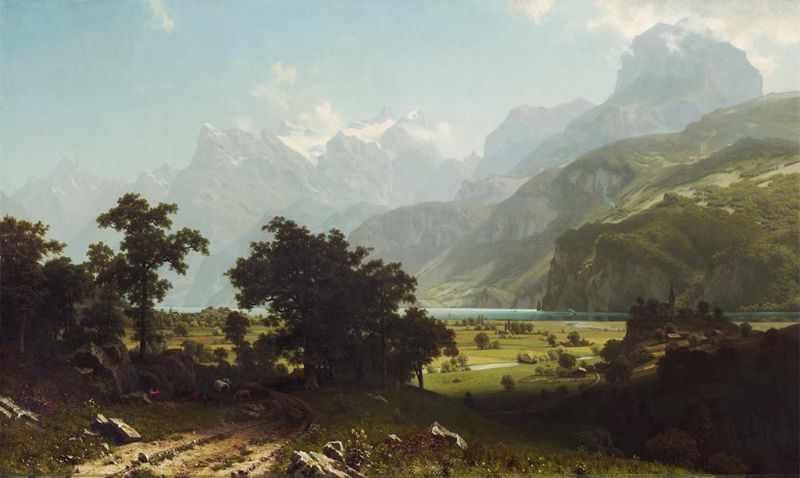 Vierwaldstättersee | Bierstadt | Gemälde Reproduktion