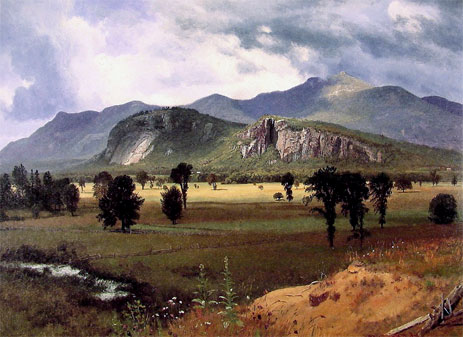 Moat Mountain, Intervale, New Hampshire, c.1862 | Bierstadt | Gemälde Reproduktion