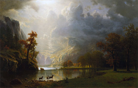 Morgen in der Sierra Nevada, 1870 | Bierstadt