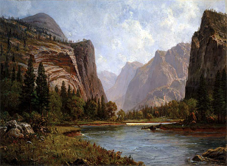 Gates of the Yosemite, c.1882 | Bierstadt | Gemälde Reproduktion