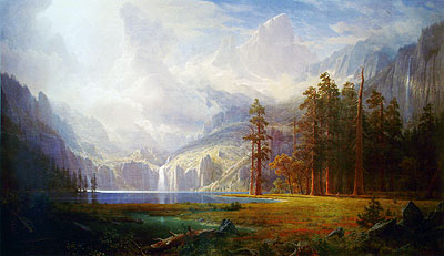 Mount Whitney - Grandeur of the Rockies, c.1877 | Bierstadt | Gemälde Reproduktion
