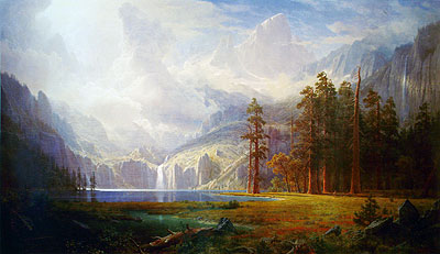 Mount Whitney - Grandeur of the Rockies | Bierstadt | Painting Reproduction