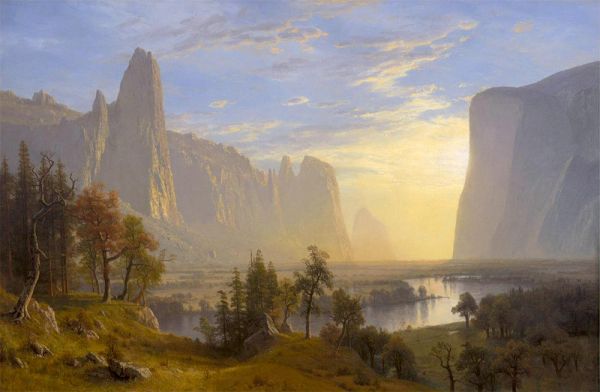 Yosemite Valley, 1868 | Bierstadt | Painting Reproduction