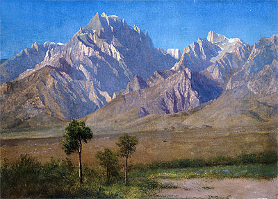 Camp Independence, Colorado, 1873 | Bierstadt | Gemälde Reproduktion