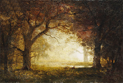 Forest Sunrise | Bierstadt | Painting Reproduction