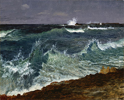 Seascape, n.d. | Bierstadt | Gemälde Reproduktion