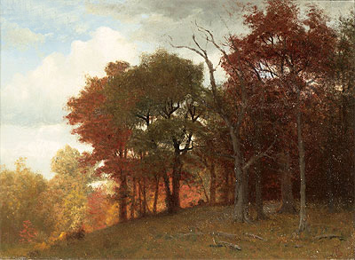 Hastings on the Hudson River, 1865 | Bierstadt | Gemälde Reproduktion
