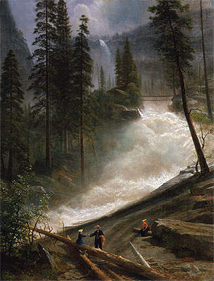 Nevada Falls, Yosemite, c.1872/73 | Bierstadt | Gemälde Reproduktion