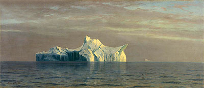 Iceberg, 1884 | Bierstadt | Gemälde Reproduktion