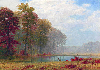 Autumn on the River, n.d. | Bierstadt | Gemälde Reproduktion