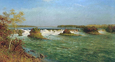 Die Wasserfälle des Heiligen Antonius | Bierstadt | Gemälde Reproduktion