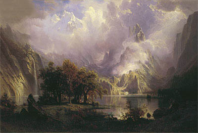 Rocky Mountain Landscape, 1870 | Bierstadt