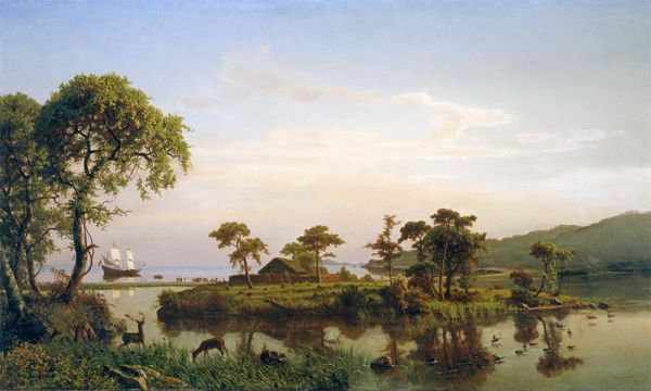 Bartholomew Gosnold at Cuttyhunk, 1858 | Bierstadt