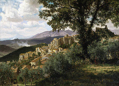 Olevano, c.1856/57 | Bierstadt | Gemälde Reproduktion