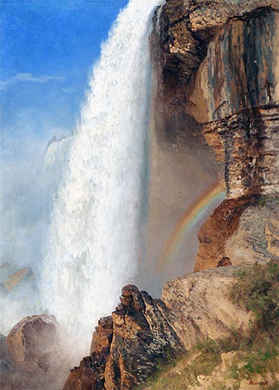 Niagara Wasserfälle, undated | Bierstadt | Gemälde Reproduktion