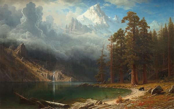 Der Mount Corcoran | Bierstadt | Gemälde Reproduktion