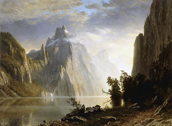 Ein See in der Sierra Nevada | Bierstadt | Gemälde Reproduktion