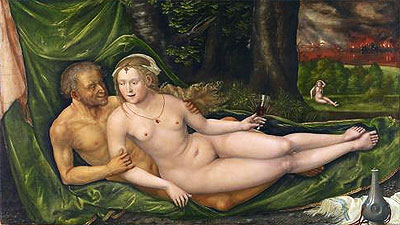 Lot and His Daughters, 1537 by Albrecht Altdorfer | Painting Reproduction