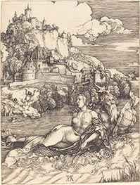 Sea Monster, c.1498 by Durer | Painting Reproduction
