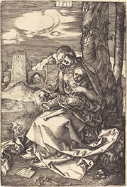 Die Jungfrau und das Kind mit der Birne | Durer | Gemälde Reproduktion