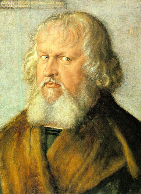 Portrait of Hieronymus Holzschuher, 1526 by Durer | Painting Reproduction