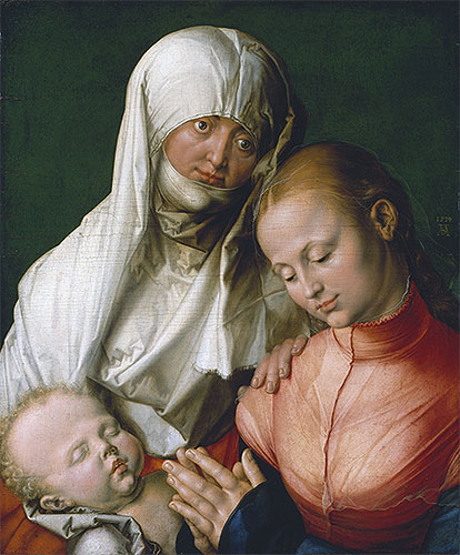 Saint Anne with the Virgin and Child, 1519 | Durer | Painting Reproduction