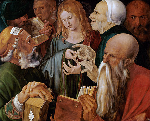 Christ Among the Doctors, 1506 | Durer | Painting Reproduction