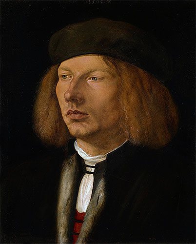 Portrait of Burkard von Speyer, 1506 | Durer | Painting Reproduction