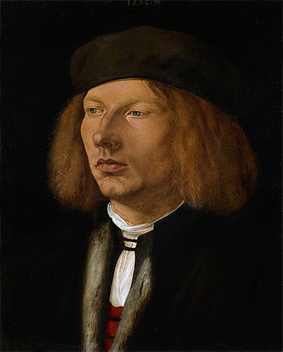 Portrait of Burkard von Speyer, 1506 by Durer | Painting Reproduction