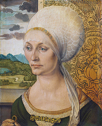 Portrait of Elsbeth Tucher, 1499 | Durer | Painting Reproduction