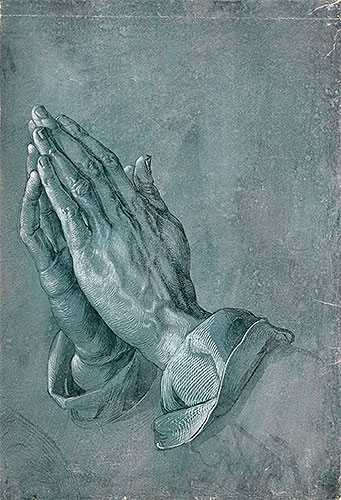 Hands of an Apostle (Praying Hands), 1508 | Durer | Painting Reproduction