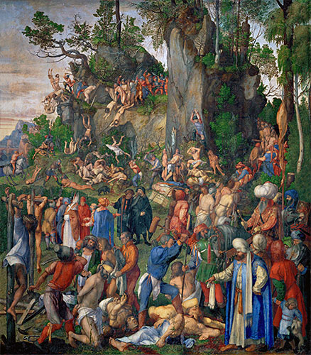 Marter der zehntausend Christen, 1508 | Durer | Gemälde Reproduktion